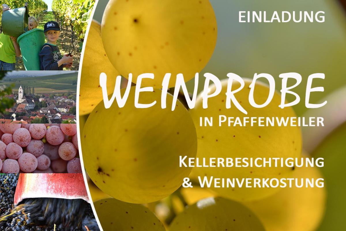 Am Weinberg - Stilvoll, Ruhig, Zum Wohlfuehlen Appartement Pfaffenweiler Buitenkant foto